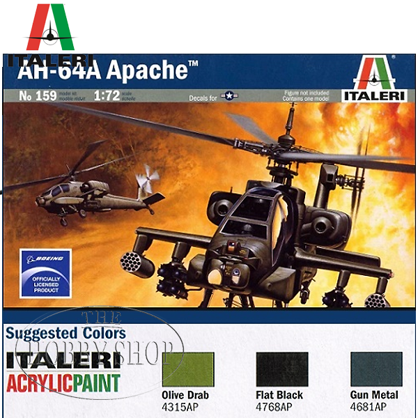 Italeri 1/72 AH-64 Apache Italeri 1/72 AH-64 Apache