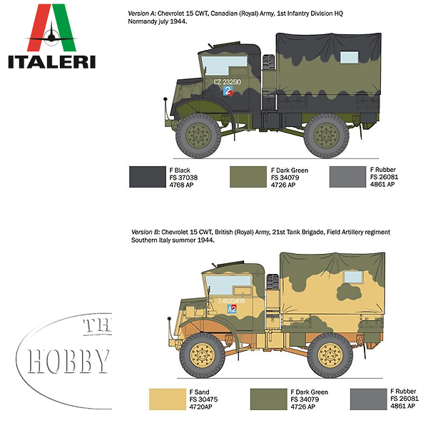 Italeri 1/35 Chevrolet 15 CWT Truck