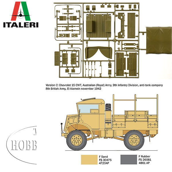 Italeri 1/35 Chevrolet 15 CWT Truck