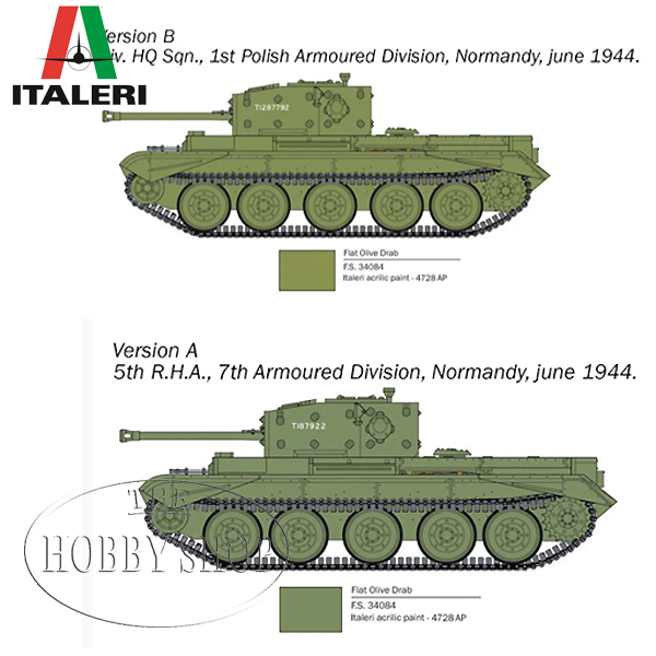 Italeri 1/56 Cromwell Mk.IV