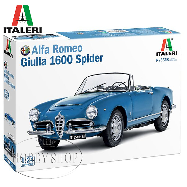 Italeri 1/24 Alfa Romeo Giulia 1600 Spider