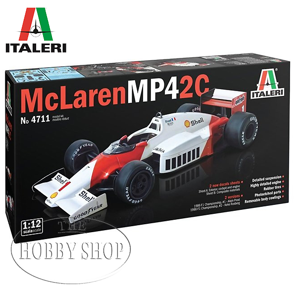 Italeri 1/12 McLaren MP4/2C Prost-Rosberg Italeri 1/12 McLaren MP4/2C Prost-Rosberg