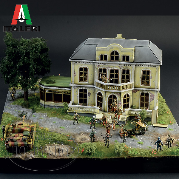Italeri 1/72 Operation Market/ Garden Hartenstein Hotel Diorama Set