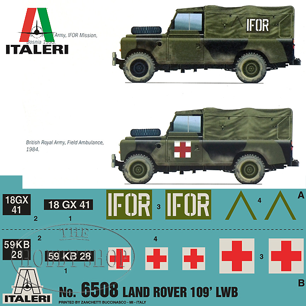 Italeri 1/35 Land Rover 109 LWB