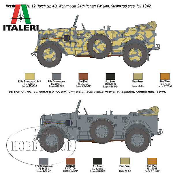 Italeri 1/35 Kfz.12 12 Horch 901