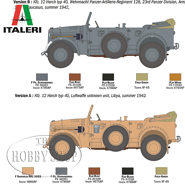 Italeri 1/35 Kfz.12 12 Horch 901