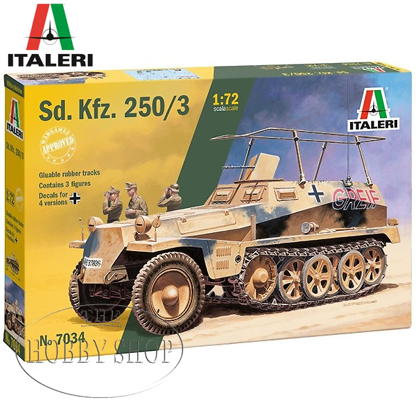 Italeri 1/72 Sd Kfz 250/3 Panzer Half Track
