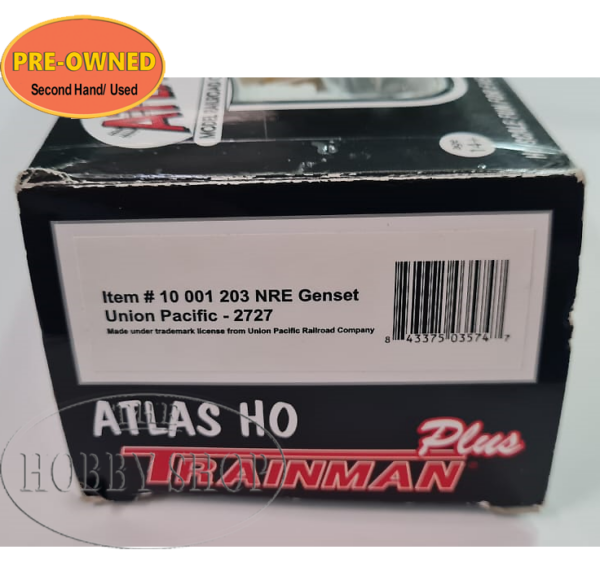 Atlas 1/87 HO NRE Genset Union Pacific 2727 (10001203) DCC