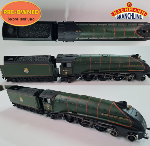 Bachmann Branchline 1/87 HO A4 60013 BR Green -Dominion of New Zealand (31.955)