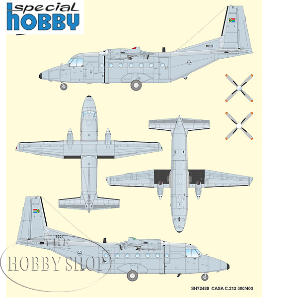 Special Hobby 1/72 CASA C-212-300/400 Long Nose Casas With SAAF Decals