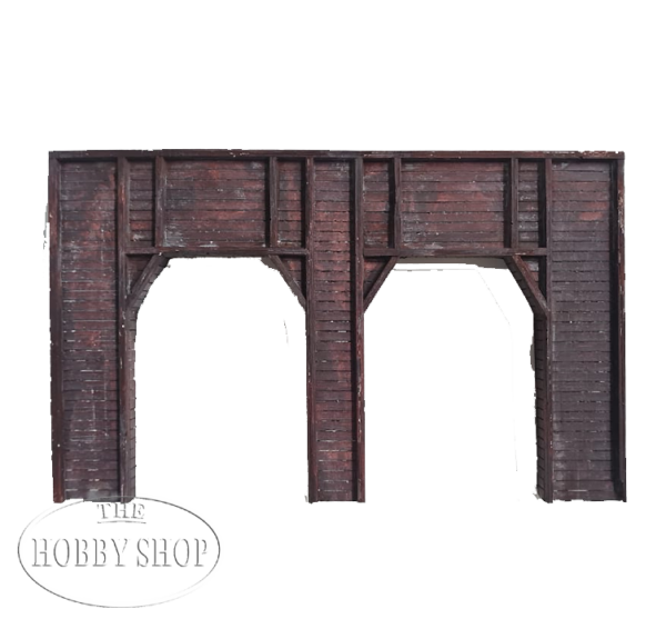 MRS HO Timber Double Tunnel Portal