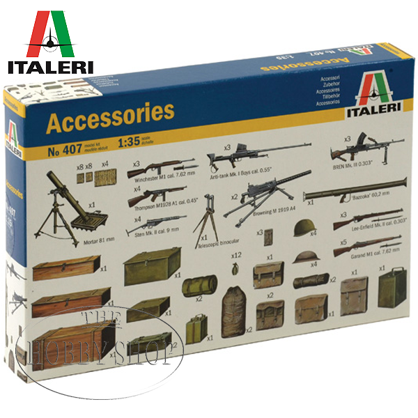 Italeri 1/35 WWII Battle Accessories