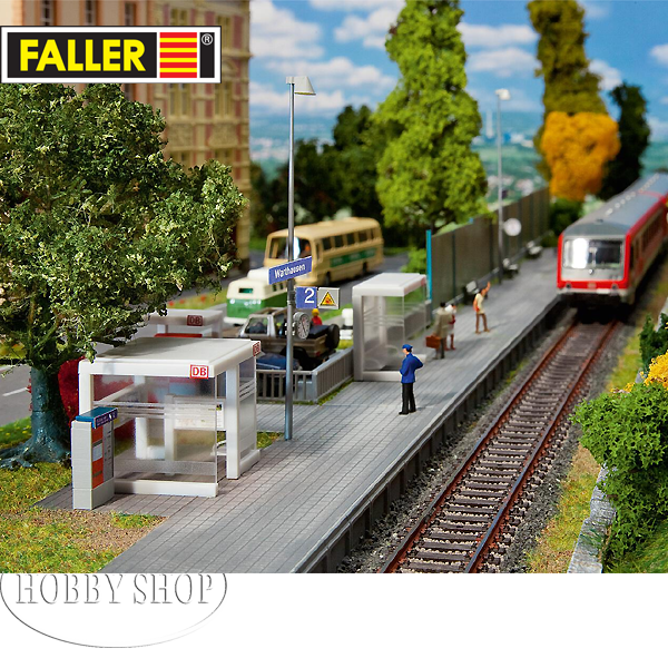 Faller 1/87 HO Modern Bus Shellter