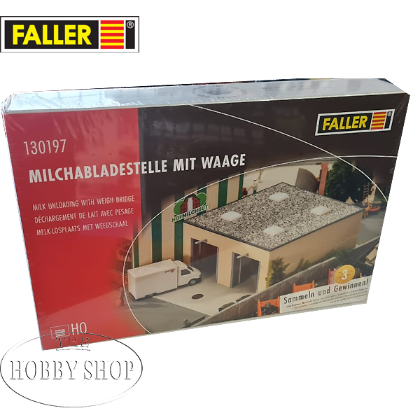 Faller 1/87 HO Milk Unloading With Weigh Brige