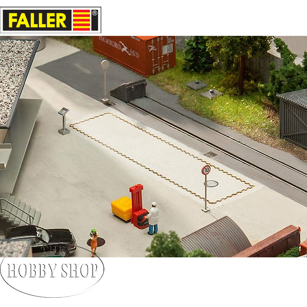 Faller 1/87 HO Milk Unloading With Weigh Brige