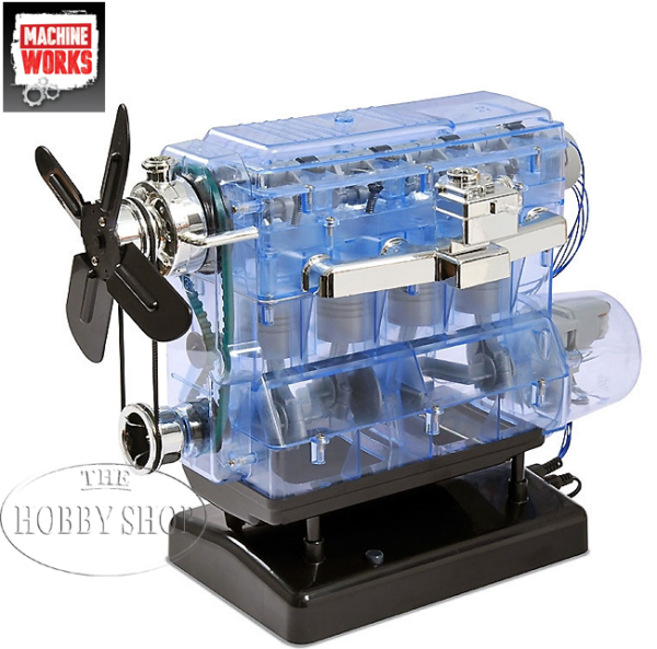 Machine Works 4 Cylinder Engine With Motorized Moving Parts