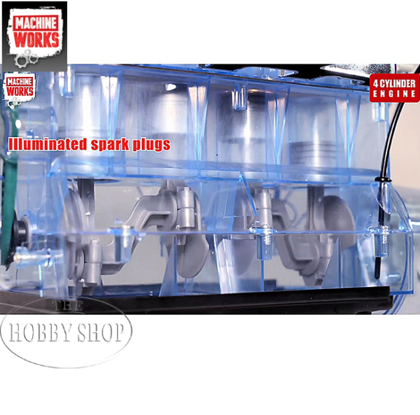 Machine Works 4 Cylinder Hybrid Working Engine