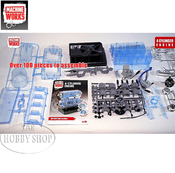 Machine Works 4 Cylinder Hybrid Working Engine