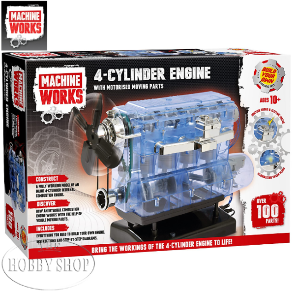 Machine Works 4 Cylinder Hybrid Working Engine