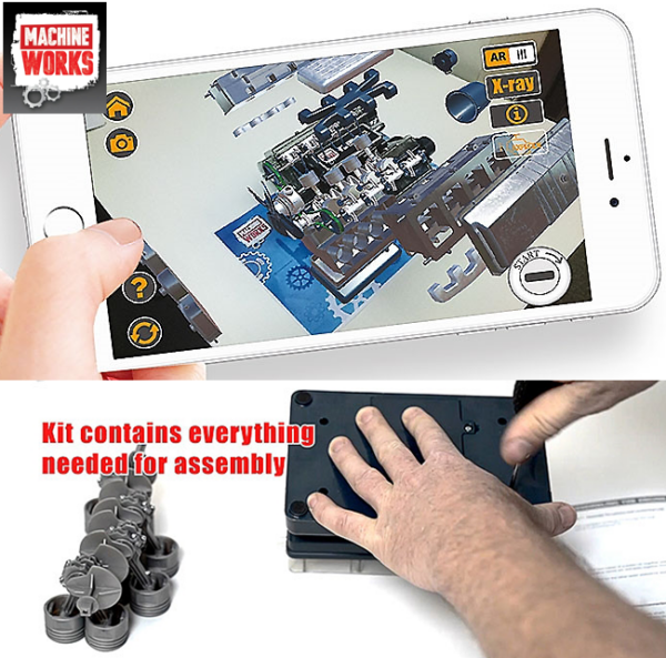 Machine Works 4 Cylinder Hybrid Working Engine Machine Works 4 Cylinder Hybrid Working Engine