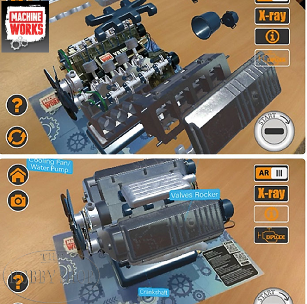 Machine Works 4 Cylinder Hybrid Working Engine Machine Works 4 Cylinder Hybrid Working Engine