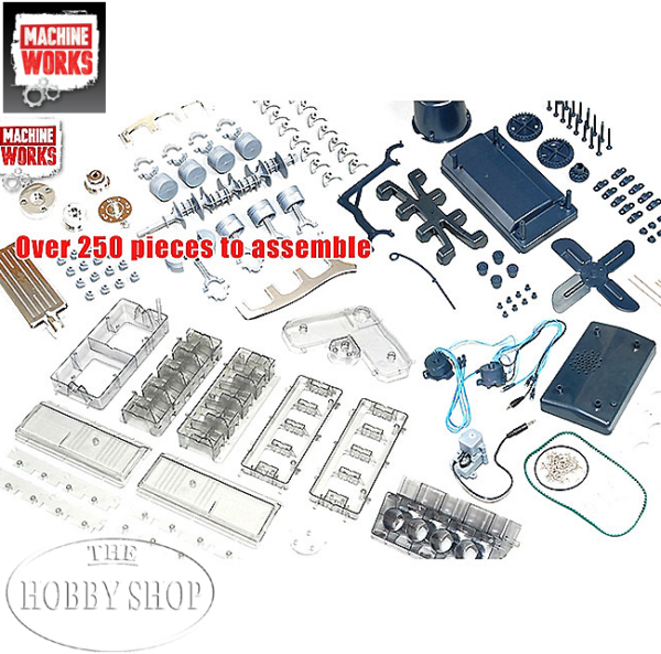 Machine Works 4 Cylinder Hybrid Working Engine Machine Works 4 Cylinder Hybrid Working Engine