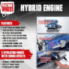 Machine Works 4 Cylinder Hybrid Working Engine