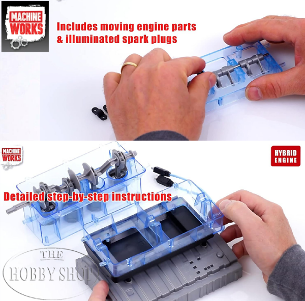 Machine Works 4 Cylinder Hybrid Working Engine