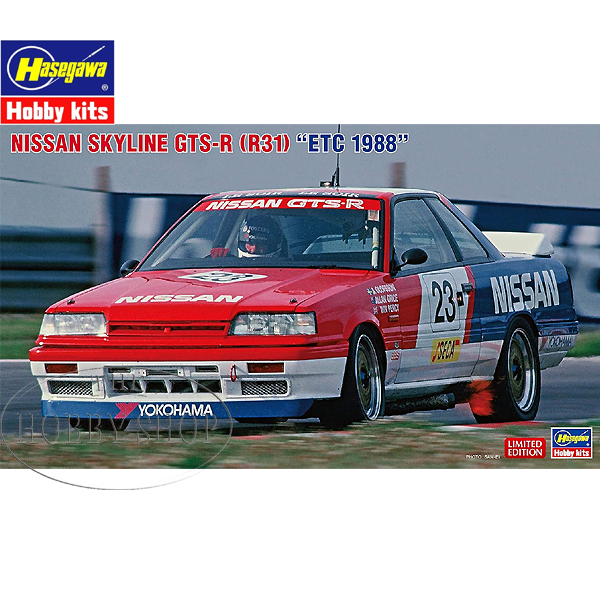 Hasegawa 1/24 Nissan Skyline GTS-R (R31) ETC 1988