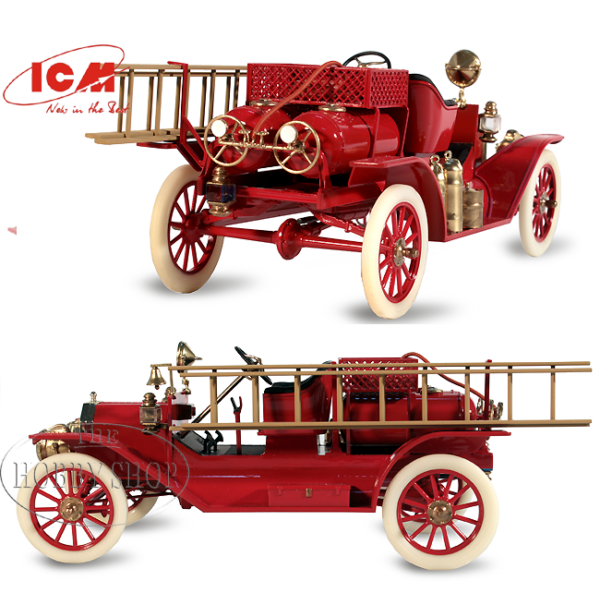 ICM 1/24 Model Ford T Firetruck