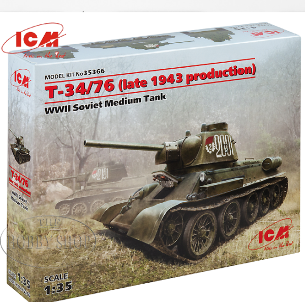 ICM 1/35 T-34/76 Late 1943 Production