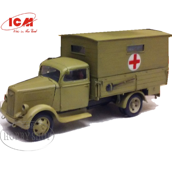 German Ambulance Typ 2.5-32 with Shelter