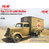 ICM 1/35 German Ambulance Typ 2.5-32 with Shelter ICM 1/35 German Ambulance Typ 2.5-32 with Shelter