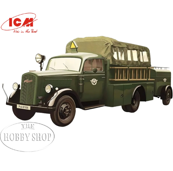 German Light Fire Truck Typ 2.5 KzS 8