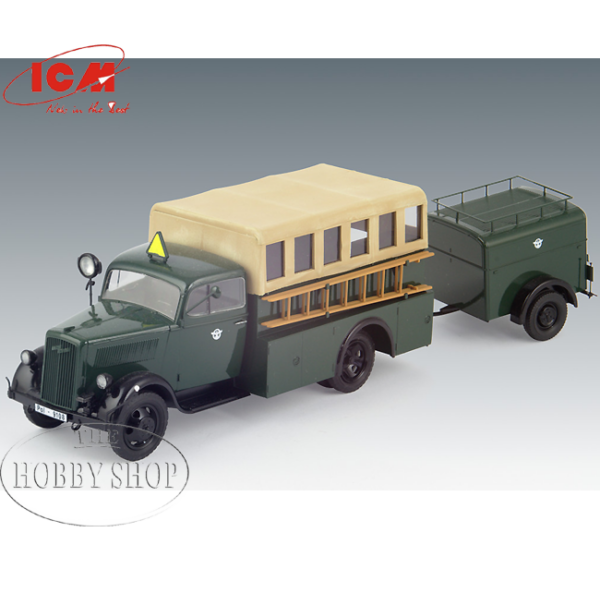 ICM 1/35 German Light Fire Truck Typ 2.5 KzS 8