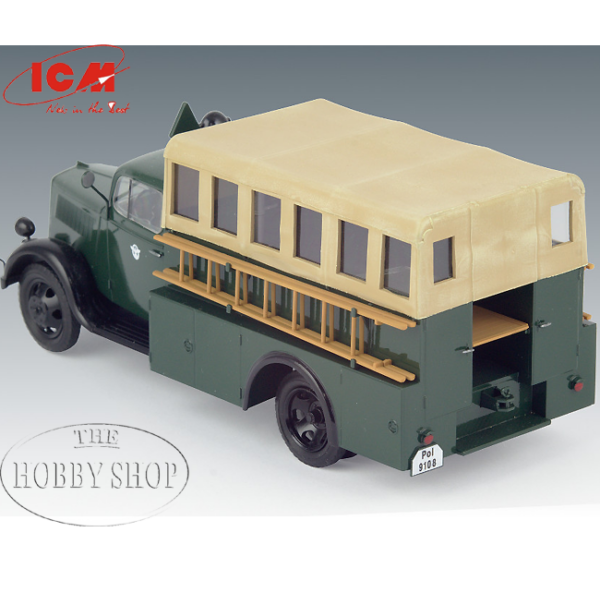 ICM 1/35 German Light Fire Truck Typ 2.5 KzS 8