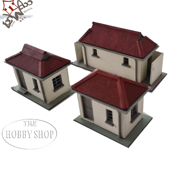 Lonwabo-MRS HO 1/87 Station Out Buildings Set