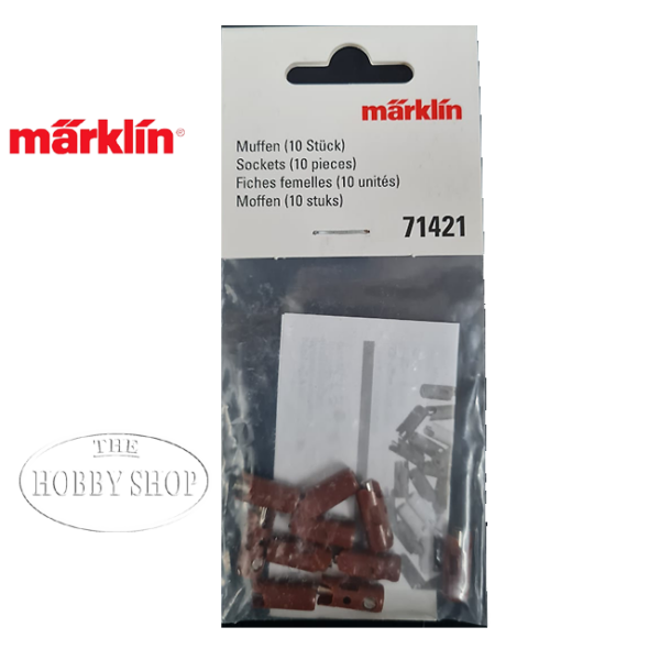 Marklin Plugs Brown Packet (x10 per packet)