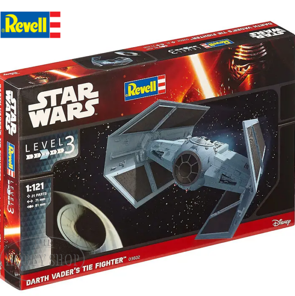 Bandai 1/121 Tie Fighter Darh Vader Star Wars (Revell)