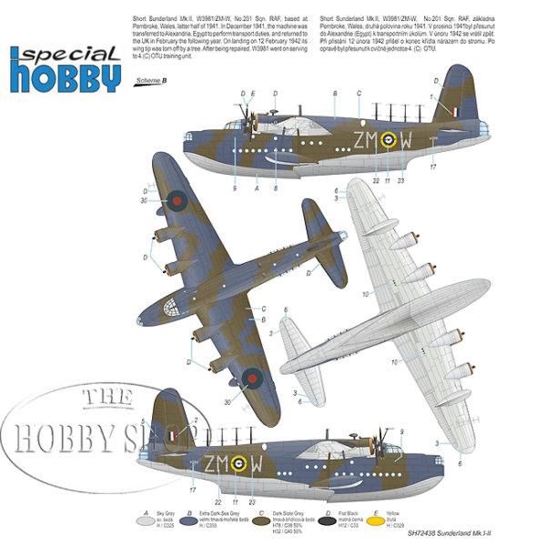 Special Hobby 1/72 Short Sunderland Mk.I/II