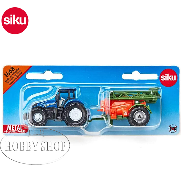 Siku New Holland Tractor w Crop Sprayer