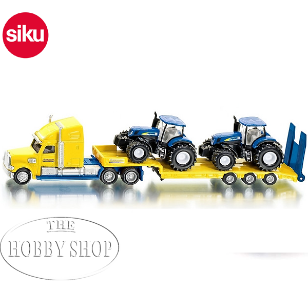 Siku 1/87 US Truck w New Holland Tractor