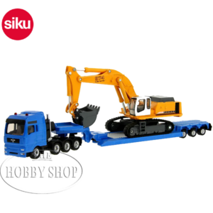 Siku 1/87 MAN Truck & Trailer w/Liebherr Excavator
