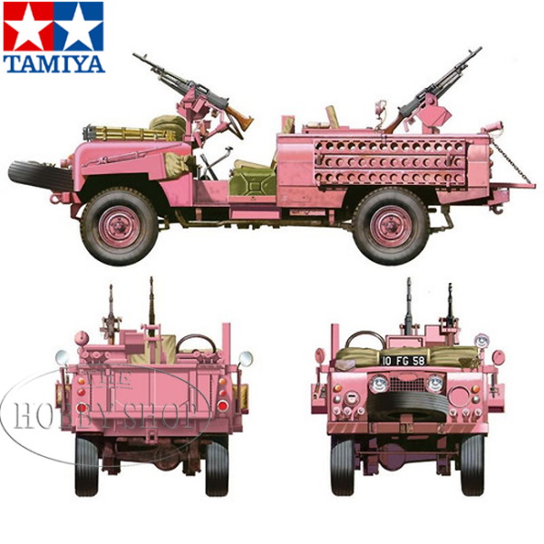 Tamiya 1/35 British SAS Pink Panther Land Rover