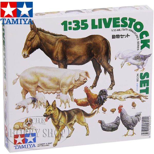 Tamiya 1/35 Livestock Set