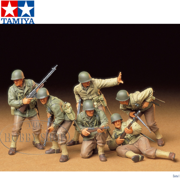 Ttamiya 1/35 US Army Assault Infantry (x6)