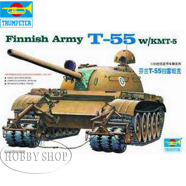 Trumpeter 1/35 Finnish Army Panzer T-55 w/kmt-5