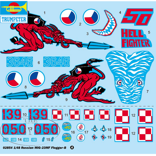 Trumpeter 1/48 Mig-23MF Flogger-B Trumpeter 1/48 Mig-23MF Flogger-B