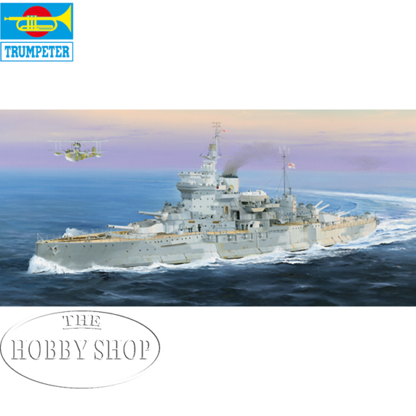 Trumpeter 1/350 HMS Warspite 1942 Battleship