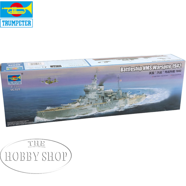 Trumpeter 1/350 HMS Warspite 1942 Battleship